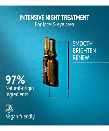 Buy Comfort Zone Renight Bright & Smooth Ampoules | 7 Glass Vials - Night Face Treatment for Fine Lines Boosts Skin Renewal & Luminosity - Buy Online on GoSupps.com