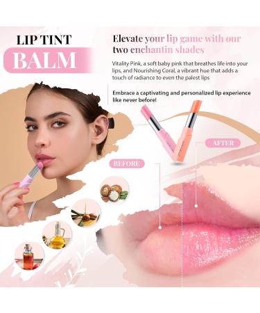 Collagen Tint Lip Balm - Hydrating & Nourishing Color | Vitamin E Infused | Korean Beauty by Mediheal (Coral - Buy Online on GoSupps.com