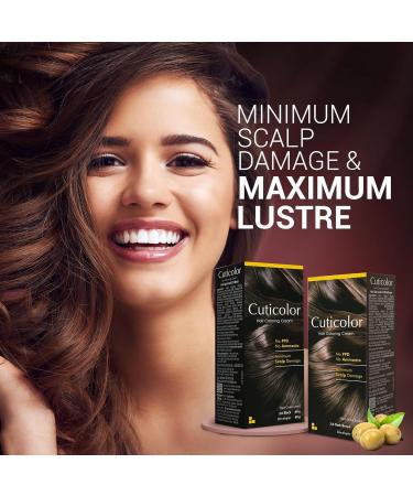 Cuti.colour Permanent Hair Color Cream 60g - Ammonia & PPD Free Sensitive Skin Formula Scalp Health Enriched with Portulaca & Boseivela - Black - Buy Online on GoSupps.com