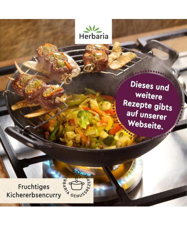 Herbaria Gr ner Kakadu Bio 85g - Organic Spice Mix for Asian Wok & Pan Dishes | Exquisite Ingredients in Sustainable Aroma Protection Box - Buy Online on GoSupps.com