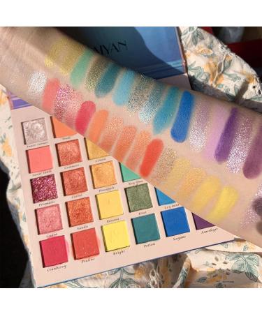 Tolenre Eyeshadow Palette Shiny 30 Colors Matte and Shimmer Eyeshadow Palette Colorful Eyeshadow Makeup Kit Rainbow Eye Palette Makeup for Holiday and Daily Use - Buy Online on GoSupps.com
