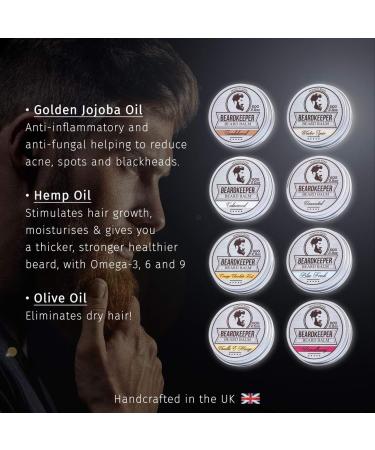 BeardKeeper Premium Beard Balm | Natural & Organic |Best Beard Conditioner (WINTER SPICE 30G) WINTER SPICE 30G - Buy Online on GoSupps.com