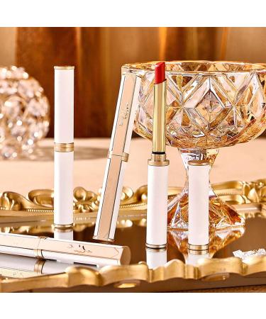 Waterproof Velvet Matte Lipstick Long Lasting - High Pigment Lipstick Set - Nourishing Nude Lip Gloss - Smooth Color - Matte Lipstick - Gift Box for Women - Buy Online on GoSupps.com