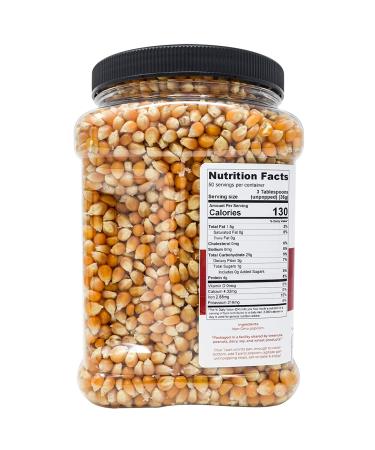 Hoosier Hill Farm Gourmet Non-GMO Mushroom Popcorn - 4 lb (64 Oz) Unflavored Snack - Buy Online on GoSupps.com