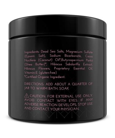 Shop Mineral Sea Salt Soak - Gardenia 16oz (453g) | Refreshing Bath Soak for Relaxation - International Shipping Available - Buy Online on GoSupps.com