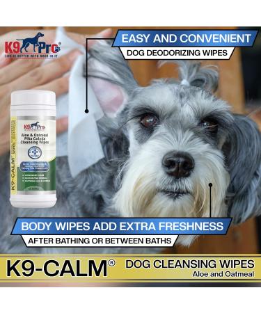 K9 Pro Dog Wipes - All Natural Premium Pet Wipes for Paws and Butt - 60 Count - Buy Online on GoSupps.com