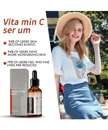 Facial Toner - Vitamin C Moisturizing Toner 30ml | Long-Lasting Moisture Retention Whitening Serum | Skin Brightener for Clarity Vivacity Smooth & Radiant Skin - Buy Online on GoSupps.com