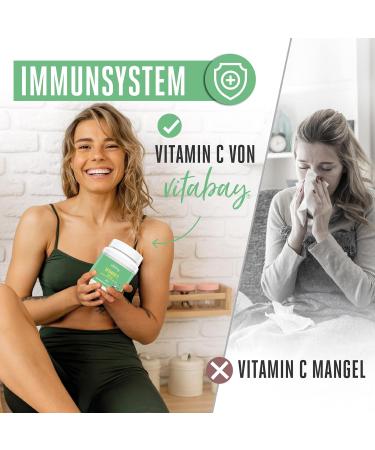 Vitabay Vitamin C Powder 1000 mg - 1kg Vegan Ascorbic Acid - High Dose Pure Vitamin C Powder - Buy Online on GoSupps.com