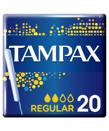 Tampon with cardboard applicator regular 20 pieces