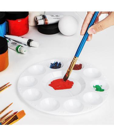 Amazon Basics Round Paint Tray Palettes White - Set of 15 - Buy Online on GoSupps.com