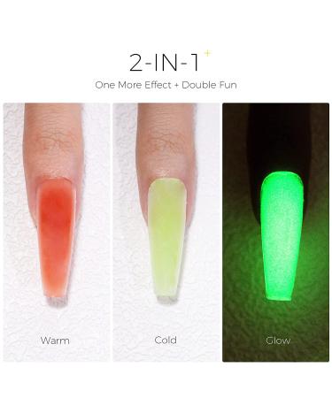 Burano Halloween Nail Extension Gel Kit - Glow in the Dark & Color Changing Poly Gel Builder Set for Nails - Buy Online on GoSupps.com