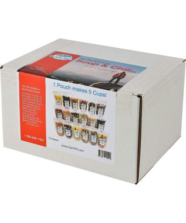 Harmony House Backpacking Soup and Chili Kit (Unseasoned) - 18 Count Variety Pack for Cooking, Camping, and Emergency Supply - Buy Online on GoSupps.com