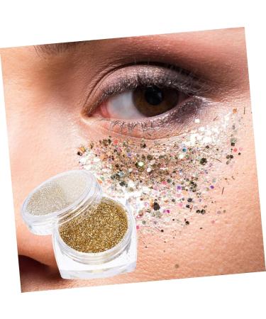 DOITOOL Loose Pigment Eyeshadow 2pcs Eye Shadow Glitter Eyeshadow Glitter Powder Highlighter Loose Loose Eyeshadow Glitter 1 count (Pack of 1) Golden - Buy Online on GoSupps.com