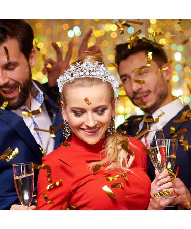 Silver Crown Set for Women: Tiara with Rhinestones, Bachelorette Sash, and Earrings - Bridal Tiaras and Crowns - Bachelorette Party Accessory (7pc) - Buy Online on GoSupps.com