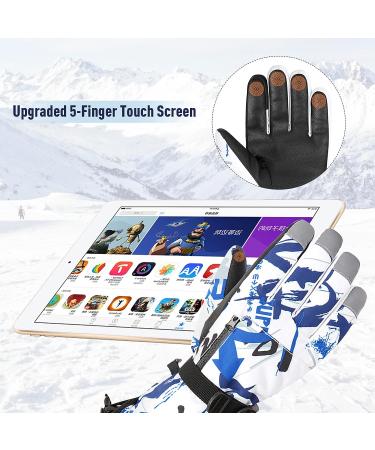 Zando Waterproof Snow Gloves for Kids and Adults - Rosy Red, 9-13 Years Old - Buy Online on GoSupps.com