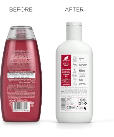 Buy Dr Organic Rose Body Wash 250ml - Nourishing & Hydrating | International Shipping Available - Buy Online on GoSupps.com