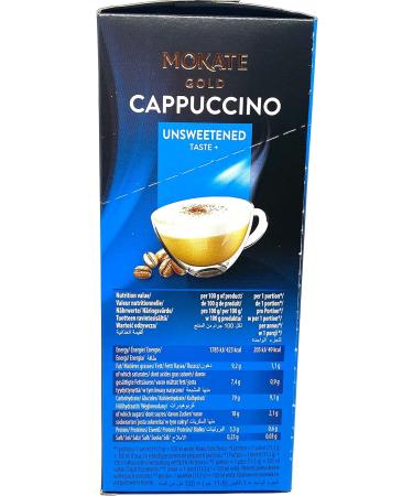 Mokate Gold Cappuccino Unsweetened Flavour Powder 6 Pack x 8 sachets - Buy Online on GoSupps.com