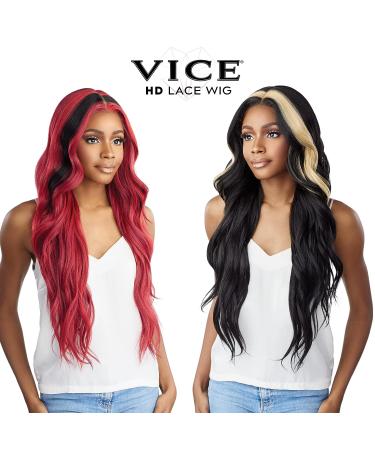 Sensationnel Vice Lace Front Wig - HD Transparent Lace - Pre-Plucked Hairline - Vice Unit 12 - HBRED/1 - Buy Online on GoSupps.com