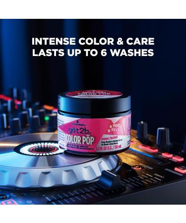 Got2b Color Pop Pink Semi-Permanent Hair Color Mask 5.1 oz - Buy Online on GoSupps.com