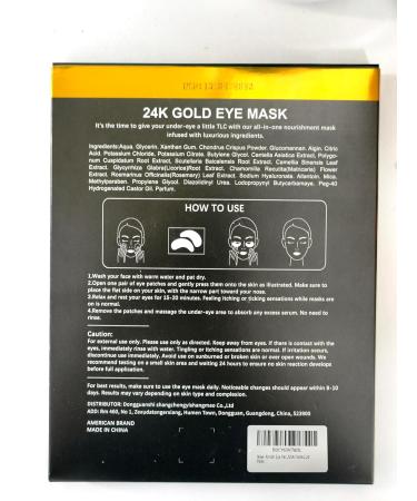 Under Eye Patches - Golden Eye Mask with Amino Acid & Collagen for Wrinkles Dark Circles & Puffy Eyes | 20 Pairs Cooling Eye Care | USA Tested Skincare Treatment - Buy Online on GoSupps.com