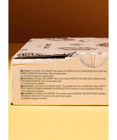 KoRo - Organic raw cashew bar 12 x 50g - Buy Online on GoSupps.com