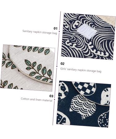 SEWOART Feminine Care 4pcs Aunt's Towel Storage Bag - Women's Make up Organizer & Purse for Pad, Tampon, Menstrual Pad, Panties - Pad Holder Pouches & Wallets - Buy Online on GoSupps.com