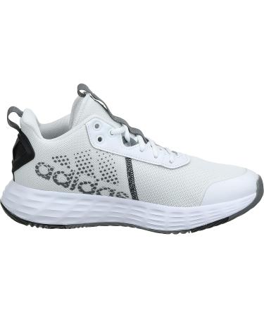 adidas Men's Own The Game 2.0 Basketball Shoe - White/Black/Grey (Size 12) - Buy Online on GoSupps.com