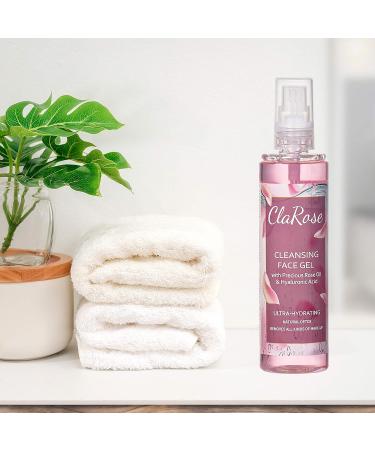 ClaRose Deep Cleansing Face Gel with Natural Oil and Hyaluronic Acid 150 ml Rose - Buy Online on GoSupps.com