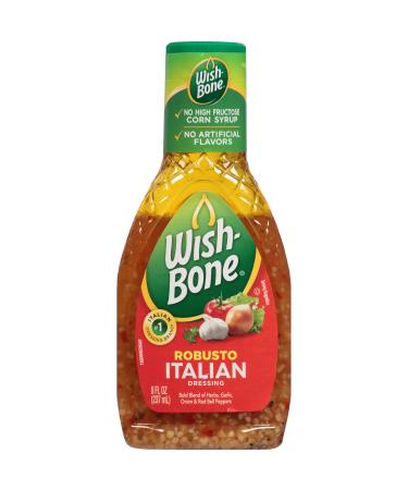Wish-Bone Italian Dressing 8 Ounce (Pack of 12) Zesty Robusto Italian 8 Oz (12 Pack)