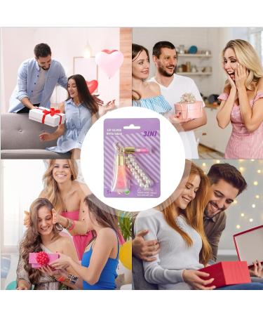  WJnflQN Waterproof Lip Tint Moisturizing Lip Gloss Keychain Lightweight Liquid Lip Makeup High Pigmentation - Buy Online on GoSupps.com