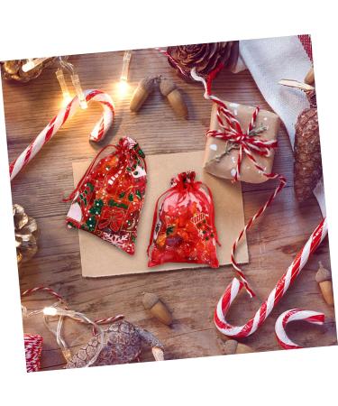 PLAFOPE 36pcs Christmas Cheesy Bag Clear Bags The Xmas Favor Bag Wrapping Bags Jewelry Elk 10X15CM As Shown - Buy Online on GoSupps.com
