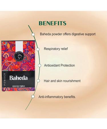 Baheda Powder (Bibhitaki) - 100g for Hair Growth & Skin Care | Detox & Rejuvenation - Buy Online on GoSupps.com
