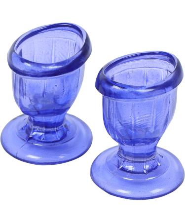 Eye Wash Cup Set for Effective Eye Cleansing - Portable Rinsing Cup for Home & Travel Use - Set of 2 (Blue) - Buy Online on GoSupps.com