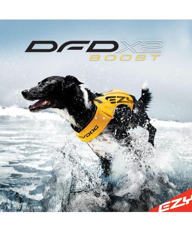 Ezydog X2 Boost Life Jacket | Dog-Friendly Paddle Board Vest | Superior Buoyancy & Rescue Handle (XS Rosa) - Buy Online on GoSupps.com
