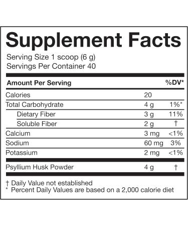 Gut Sweep - Daily Digestion Supplement - Psyllium Husk Fiber - Supports Appetite Control - Gluten Free & Plant Based - Keto & Paleo Friendly - 40 Servings - Mixed Berry - Buy Online on GoSupps.com