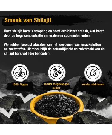 Biotary Shilajit Resin 60g Gold Standard 85+ minerals maximum potential from the Himalayas more than 3 months stock 100 pure & original vegan & without additives - Buy Online on GoSupps.com