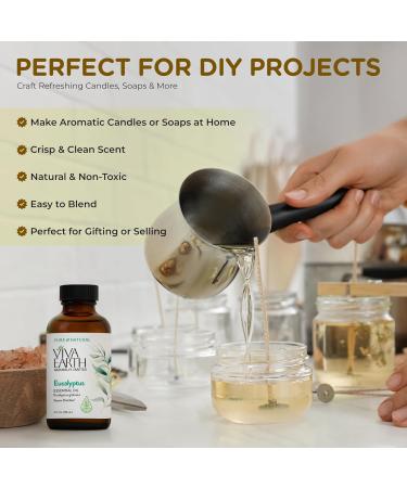Eucalyptus Essential Oil 100% Pure and Natural Eucalyptus Oil Aroma for Diffusers Aromatherapy Hair and Scalp Care Skin Care Massage Oils Soap and Candle Making with Dropper 4 oz Eucalyptus 4 Fl Oz (Pack of 1) - Buy Online on GoSupps.com