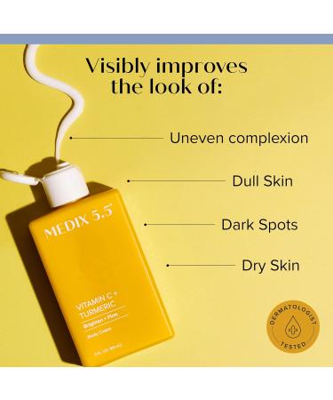 MEDIX Vitamin C Cream + Wash + Hyaluronic Acid Serum 3PC Travel Kit Skin Care Set - Vitamin C Body Lotion & Body Wash + 3% Hyaluronic Serum Skincare Set To Improve Look Of Dark Spots & Dry Skin 3PC - Buy Online on GoSupps.com