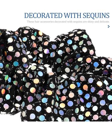 EXCEART 1 Set Hair Bands Hair Ties Hair Clips Hair Barrettes Hair Accessories Sequin Hair Scrunchies Elastic Hairband Women Scrunchies Elastic Ponytail Holders Girl Women's Metal - Buy Online on GoSupps.com