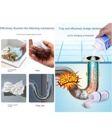Pipeline unblocking agent strongly dissolves toilet kitchen sewage oil stains plugs deodorizers deodorizers - Buy Online on GoSupps.com