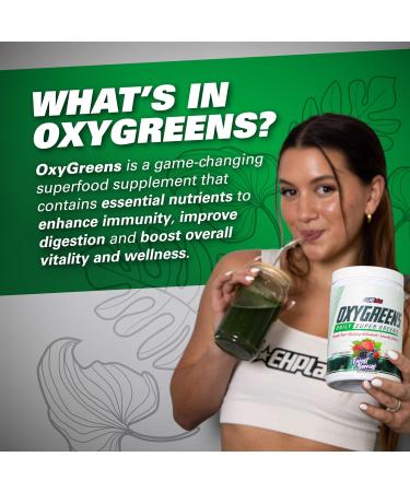 EHPlabs OxyGreens Super Greens Powder - Spirulina & Chlorella Superfood Green Juice Powder & Greens Supplements with Prebiotic Fibre Antioxidants & Immunity Support 30 Serves (Passionfruit) Passionfruit 30 Servings - Buy Online on GoSupps.com