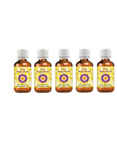 Deve Herbes Pure Nirgundi Oil (Vitex negundo linn) (Pack of Five) 100ml X 5 (16.9 oz) 3.38 Fl Oz (Pack of 5)