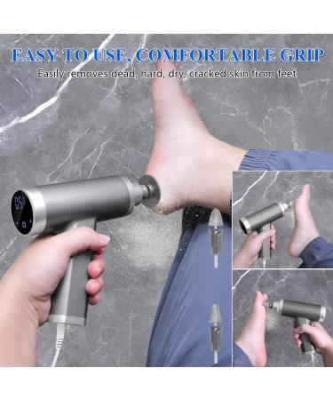 Upgraded Electric Callus Remover for Feet | Adjustable Speed & Digital Display | Professional Pedicure Kit with Replaceable Sandpaper | FCR-3 - Buy Online on GoSupps.com
