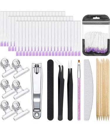 122 Pieces Fiber Nails Kit Nail Fiberglass Extension Set Nail Extension Fiber Kit for Nail Extension Fibers Quick Extension Nail Shaping Material False Nails Fake Nail Tips Manicure Salon Tool - Buy Online on GoSupps.com