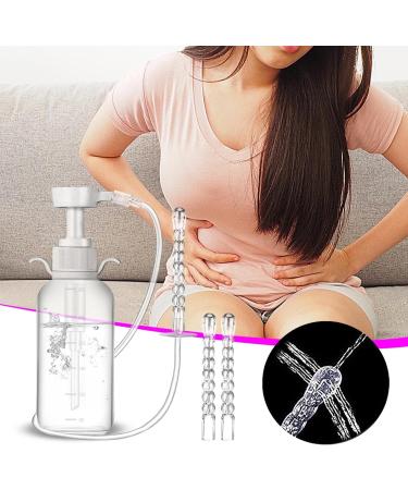  Generisch Reusable shower bottle for women | 300ml rinse bottle | Convenient travel shower for sensitive skin during the week and on the go - Buy Online on GoSupps.com