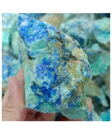 Natural Crystal Rough Natural Phoenix Bluestone Specimen Crystal Home Office Decoration Gift yuebang (Size : 400-450g)