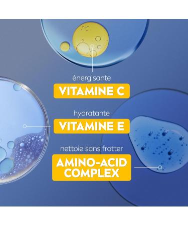 NIVEA SKIN GLOW Micellar Water (1 x 400 ml) Serum-infused facial cleanser with Amino Acid & Vitamin C E Fragrance-free waterproof micellar makeup remover brightens dull and tired skin - Buy Online on GoSupps.com