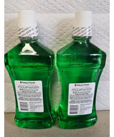 Nature Fresh Natural Spearmint Mouthwash 24 Fl Oz Pack of 2 Freshens Breath Without Burn - Buy Online on GoSupps.com