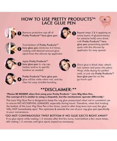 Lace Wig Glue Pen - Super Hold Invisible Adhesive for Frontals & Closures | Precision Tip | Waterproof Humidity Resistant | Non-Toxic & Portable - Shop Now - Buy Online on GoSupps.com