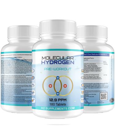 H2Supplements Molecular Hydrogen Pre-Workout Tablets (60 Tablets)